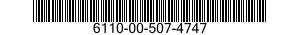 6110-00-507-4747  6110005074747 005074747