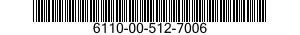 6110-00-512-7006  6110005127006 005127006