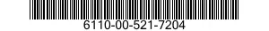 6110-00-521-7204  6110005217204 005217204