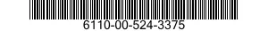 6110-00-524-3375  6110005243375 005243375