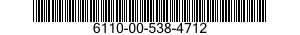 6110-00-538-4712  6110005384712 005384712