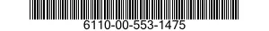 6110-00-553-1475  6110005531475 005531475