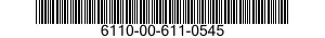 6110-00-611-0545  6110006110545 006110545