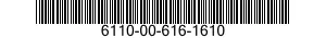 6110-00-616-1610  6110006161610 006161610