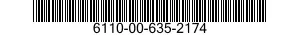 6110-00-635-2174  6110006352174 006352174