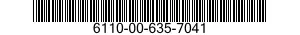 6110-00-635-7041  6110006357041 006357041