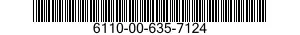 6110-00-635-7124  6110006357124 006357124
