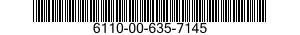 6110-00-635-7145  6110006357145 006357145