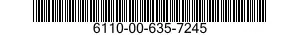6110-00-635-7245  6110006357245 006357245