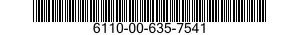 6110-00-635-7541  6110006357541 006357541