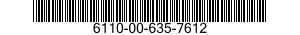 6110-00-635-7612  6110006357612 006357612