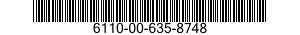 6110-00-635-8748  6110006358748 006358748