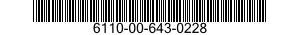 6110-00-643-0228 VOLTAGE REGULATOR SUBASSEMBLY 6110006430228 006430228