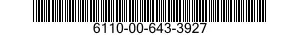 6110-00-643-3927  6110006433927 006433927