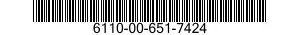 6110-00-651-7424  6110006517424 006517424