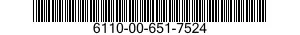 6110-00-651-7524  6110006517524 006517524