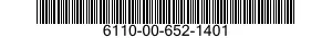 6110-00-652-1401  6110006521401 006521401