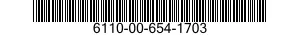 6110-00-654-1703  6110006541703 006541703