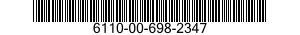 6110-00-698-2347  6110006982347 006982347