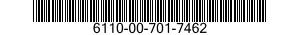 6110-00-701-7462  6110007017462 007017462
