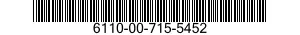 6110-00-715-5452  6110007155452 007155452