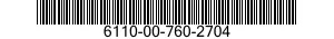 6110-00-760-2704  6110007602704 007602704