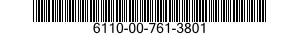 6110-00-761-3801  6110007613801 007613801