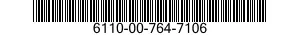 6110-00-764-7106  6110007647106 007647106