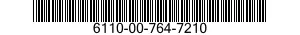 6110-00-764-7210  6110007647210 007647210