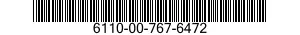 6110-00-767-6472  6110007676472 007676472