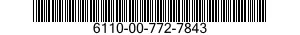 6110-00-772-7843  6110007727843 007727843