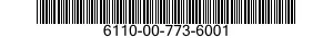 6110-00-773-6001  6110007736001 007736001