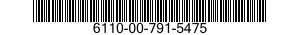6110-00-791-5475  6110007915475 007915475