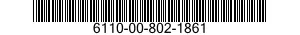 6110-00-802-1861  6110008021861 008021861