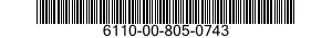 6110-00-805-0743  6110008050743 008050743