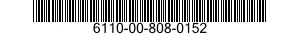 6110-00-808-0152  6110008080152 008080152