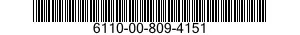 6110-00-809-4151  6110008094151 008094151
