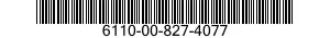 6110-00-827-4077 VOLTAGE REGULATOR SUBASSEMBLY 6110008274077 008274077