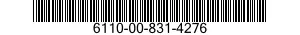 6110-00-831-4276  6110008314276 008314276