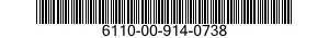 6110-00-914-0738  6110009140738 009140738