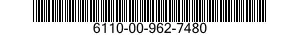 6110-00-962-7480  6110009627480 009627480