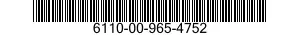 6110-00-965-4752  6110009654752 009654752