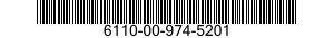 6110-00-974-5201  6110009745201 009745201