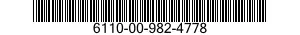 6110-00-982-4778  6110009824778 009824778