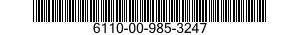 6110-00-985-3247  6110009853247 009853247