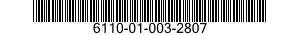 6110-01-003-2807  6110010032807 010032807