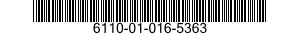 6110-01-016-5363  6110010165363 010165363