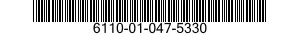 6110-01-047-5330  6110010475330 010475330