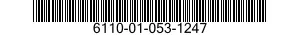 6110-01-053-1247  6110010531247 010531247