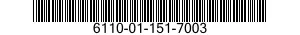 6110-01-151-7003 SWITCHGEAR 6110011517003 011517003